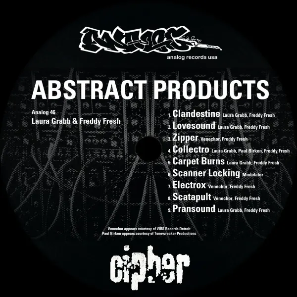 Cover art: Freddy Fresh & Laura Grabb – Abstract Products