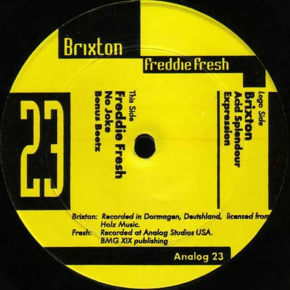 Cover art: Freddie Fresh / Brixton – Analog 23
