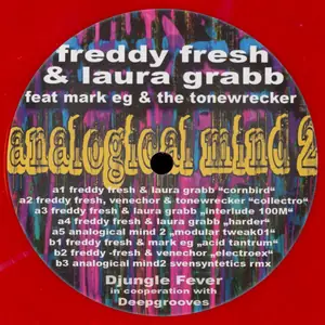 Cover art: Freddy Fresh & Laura Grabb feat Mark EG & The Tonewrecker – Analogical Mind 2