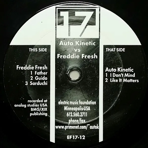 Cover art: Freddie Fresh / Auto Kinetic – Auto Kinetic vs. Freddie Fresh