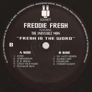 Cover art: Freddie Fresh Featuring The Invisible Man – Fresh Is The Word
