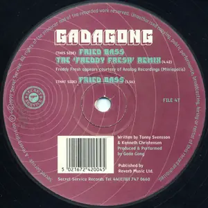 Cover art: Gadagong – Fried Bass