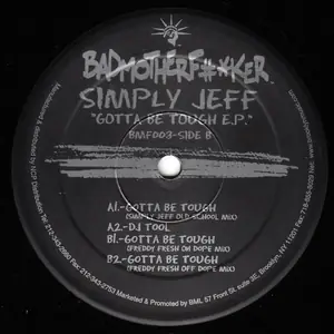 Cover art: Simply Jeff – Gotta Be Tough E.P.