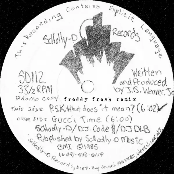 Cover art: Schooly D Vs. Freddy Fresh – Gucci Time (Freddy Fresh Remix)