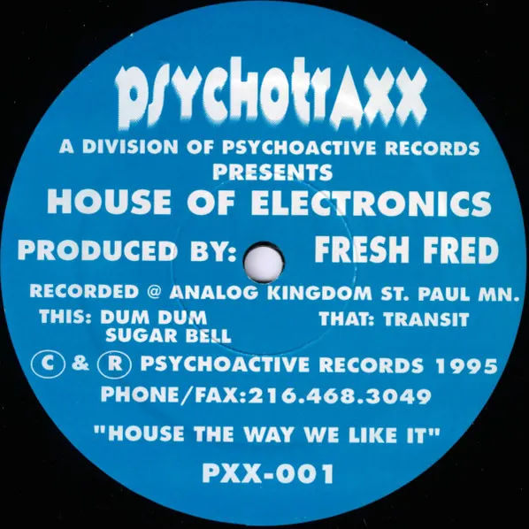 Cover art: Fresh Fred – House Of Electronics