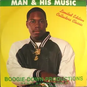Cover art: Boogie-Down-Productions – Man & His Music