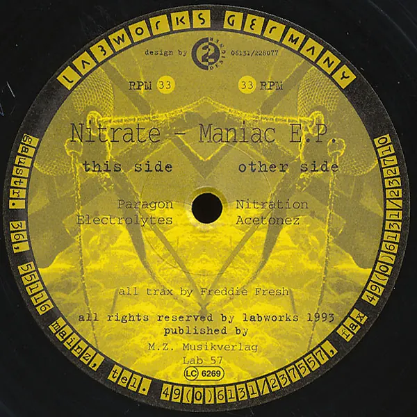 Cover art: Nitrate – Maniac E.P.