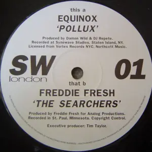 Cover art: Equinox / Freddie Fresh – Pollux / The Searchers