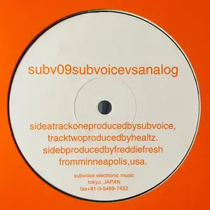 Cover art: Various – Subvoice Vs Analog