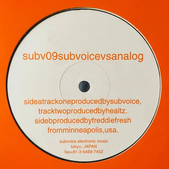 Cover art: Various – Subvoice Vs Analog