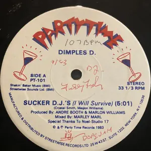 Cover art: Dimples D vs. Freddy Fresh – Sucker DJ's Jeep Remix 1984
