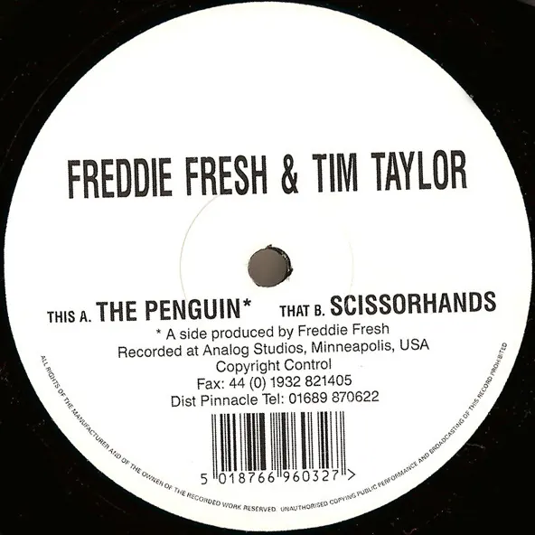Cover art: Freddie Fresh & Tim Taylor – The Penguin / Scissorhands